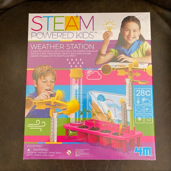 NEW! 4M STEAM Powered Kids Weather Station Fun Educational Science Activity Set - Picture 1 of 10